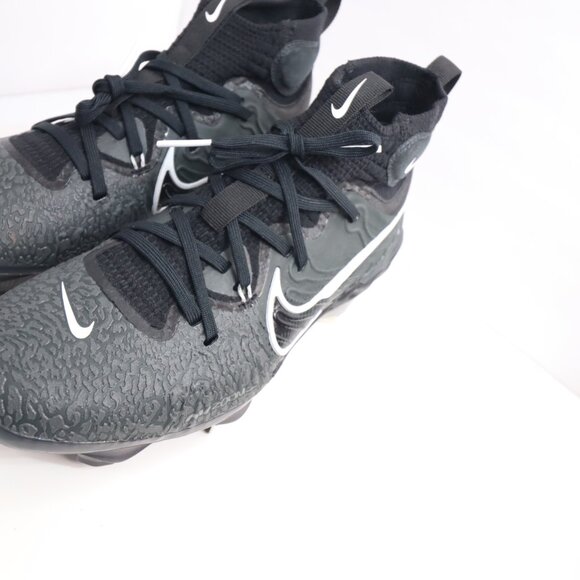 Nike Alpha Huarache NXT Black Metal Baseball Cleats Men's size us 7 - Picture 4 of 9